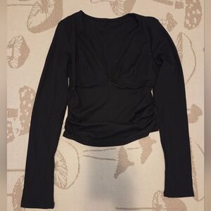 Black Long Sleeve Women's Top